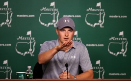 会見に臨むジョーダン・スピースGetty Images