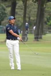 永野、6アンダーで回りホールアウト時点では首位!(撮影:ALBA)