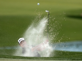 アプローチにフラストレーションをためた松山 復調に導くことができるか?(撮影:GettyImages)