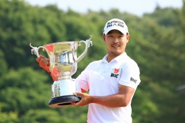 ツアー初出場初優勝を達成したチョ・ビョンミン