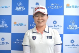 首位スタートを決めた井芹(写真提供:日本女子プロゴルフ協会)