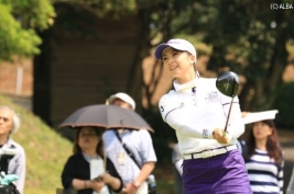 1打差の2位スタートを決めた菊地絵理香(撮影:ALBA)
