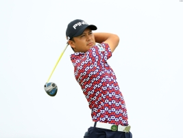 ツアー2戦目で初の予選突破を果たした高柳(撮影:福田文平)