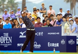 66で9位タイに浮上 片岡大育は全英を狙える位置に(撮影:福田文平)