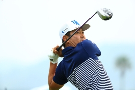 全米と全英、2つのメジャー出場を1週間のうちに決めた谷原秀人(撮影:福田文平)