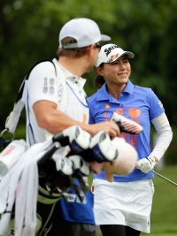 10位タイで終えた横峯さくら メジャーに勢いをつなげられるか(写真はアーカンソー選手権)(撮影:GettyImages)