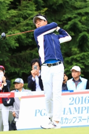 火曜から投入している新ドライバーで復帰戦に挑む石川遼(撮影:ALBA)