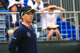前半で4つスコアを落とした石川遼(撮影:ALBA)