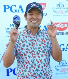 今季2度目のアルバトロスにニッコリ(撮影:米山聡明)