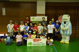 午前中に行われたスナッグゴルフの体験会。真剣勝負に加瀬や石渡もタジタジだった!?(撮影:ALBA)