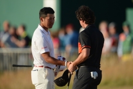 マキロイとは2013年大会でも同組でラウンドした(撮影:GettyImages)