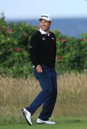 全英オープンが開幕、松山が日本勢の先陣を切ってスタート(写真は練習日)(撮影:岩本芳弘)