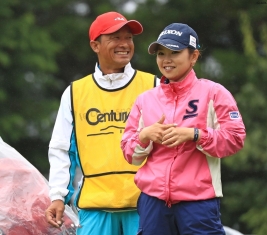 濃霧の影響も2アンダー・3位タイにつけた青山(撮影:米山聡明)