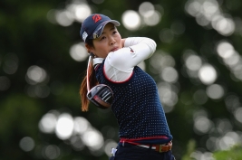 初のメジャー初日を1オーバーで終えた西山ゆかり(撮影:GettyImages)