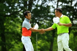 時松、小田孔明&龍一を破りマッチプレー制覇!(撮影:福田文平)