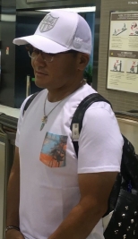 フライト前の丸山茂樹、「今回成功させて、未来につなげていきたい」と東京五輪も見据えていた(撮影:ALBA)