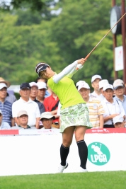 好調発進の菊地明砂美 姉妹で優勝争いに加われるか(撮影:ALBA)