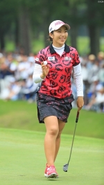 念願の今季初勝利を手にした笠りつ子(撮影:米山聡明)