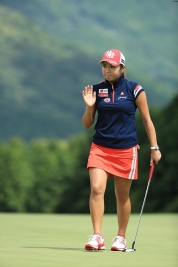 目下2連勝中のイ・ボミ 今大会でも当然優勝候補だ(撮影:米山聡明)