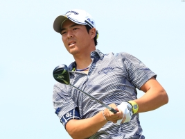 11アンダー・首位タイで前半を折り返した石川遼(撮影:ALBA)