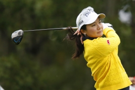 1大会2度のエースという偉業を達成した上原彩子 今週はどんなプレーを見せてくれるのだろうか(撮影:GettyImages)