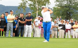 申ジエ、優勝には手が届かなかったが復帰戦で上位に(撮影:秋田義和)