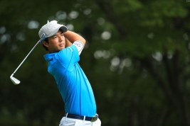 5アンダー・暫定5位タイの好位置で前半を折り返した石川遼(撮影:米山聡明)