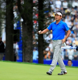 この日“67”でラウンド、猛チャージで2位に入った池田勇太(撮影:米山聡明)