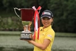 テレサ・ルーはツアー2勝目を挙げ、25位にランクアップ(撮影:秋田義和)