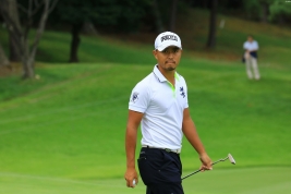 今季初の単独首位スタートとなった小平智 (撮影:赤澤亮丈)