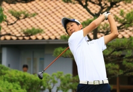 トータル6アンダー・2位タイの好位置についた20歳・星野陸也(撮影:赤澤亮丈)