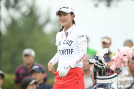 トータル5アンダーの好スタートを切った横峯さくら(写真はダンロップ女子オープン時)(撮影:GettyImages)