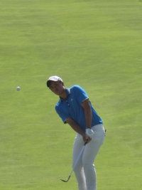 2位タイ発進の小斉平、小技も冴えた(撮影:秋田義和)
