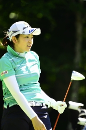 マイペースでおっとりキャラクターの仲宗根澄香 ゴルフへの人一倍熱い想いで初優勝を目指す (撮影:上山敬太)