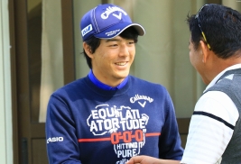 自分のゴルフをブレずにすることを意識して、勝利を掴みに行く石川遼(撮影:小路友博)