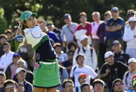 松森彩夏の初優勝は最後まで見ごたえのある18ホールだったが…(撮影:上山敬太)