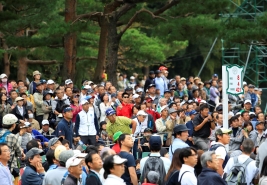 4日間多数のギャラリーがプレーを見守った(撮影:米山聡明)