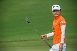 今季初勝利を狙う横峯さくら(撮影:GettyImages)