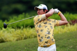 前半を2アンダー・暫定13位タイで折り返した石川遼(撮影:GettyImages)