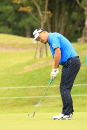 2年ぶりの勝利へ!小田孔明が4打差6位の好位置(撮影:秋田義和)