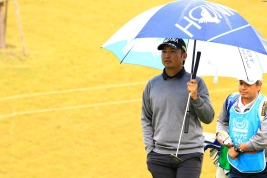 初優勝を狙う小林が首位浮上(撮影:秋田義和)