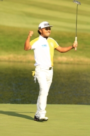 全てはこの瞬間のために 片山晋呉がツアー通算30勝達成!(撮影:秋田義和)