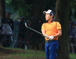 谷原と共に首位 稲森佑貴がツアー初勝利をかけ最終日へ(撮影:標英俊)