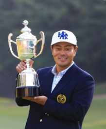 谷原、連覇を達成し今季3勝目(撮影:標英俊)