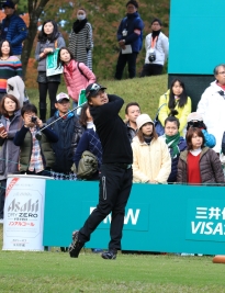 後半戦からの9連続出場に、さすがの片山晋呉も疲労を隠せない(撮影:標英俊)