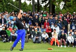 松山英樹 自身初の完全優勝なるか!?(写真は3日目)(撮影:上山敬太)