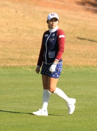 イ・ボミが今週で2年連続賞金女王を決められるか注目が集まるところ(撮影:標英俊)