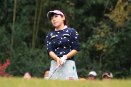 香妻琴乃は厳しい状況…後半でスコアを伸ばせるか(撮影:標英俊)