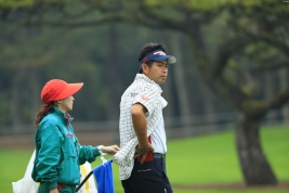 左肩痛を負いながらも、優勝争いに浮上した池田勇太(撮影:米山聡明)