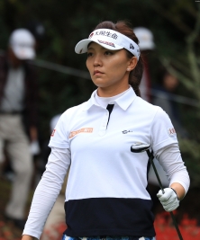 前半を3連続バーディで締めたテレサ・ルー ツアーレコード更新をほぼ手中に(撮影:標英俊)